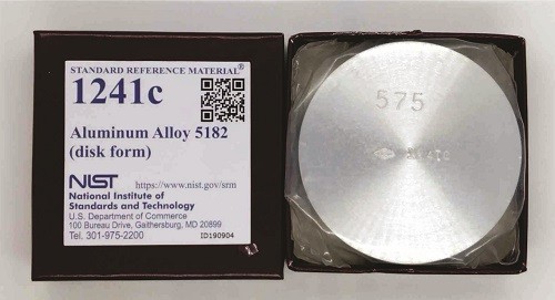 SRM 1241c - 鋁合金5182(盤形)標準品
