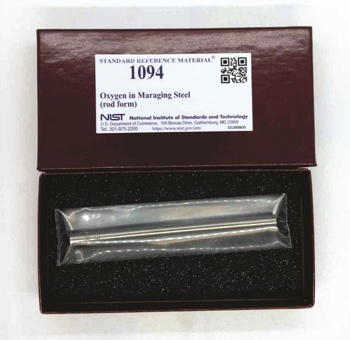 SRM 1094 - 馬氏體時效鋼中的氧標(biāo)準(zhǔn)品
