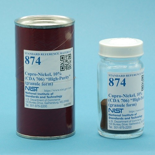 SRM 874 - 銅鎳，10%(CDA 706)“高純度” 標(biāo)準(zhǔn)品